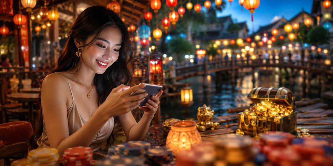 Cảnh quan casino hiện đại tại 4handy